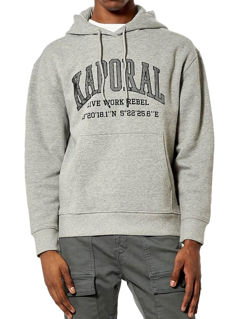 Doudoune SuperDry Hooded Spirit Sports Puffer Gris