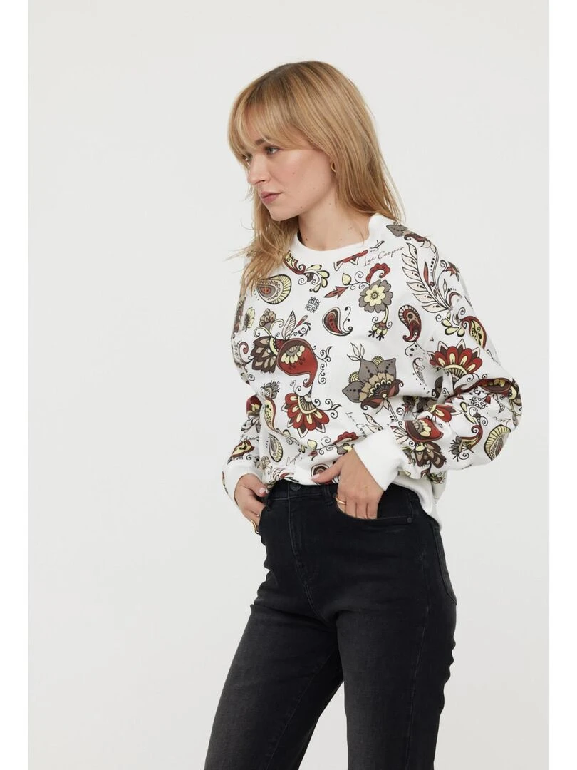 Lee Cooper Sweatshirt manches longues coton regular EKACI Beige