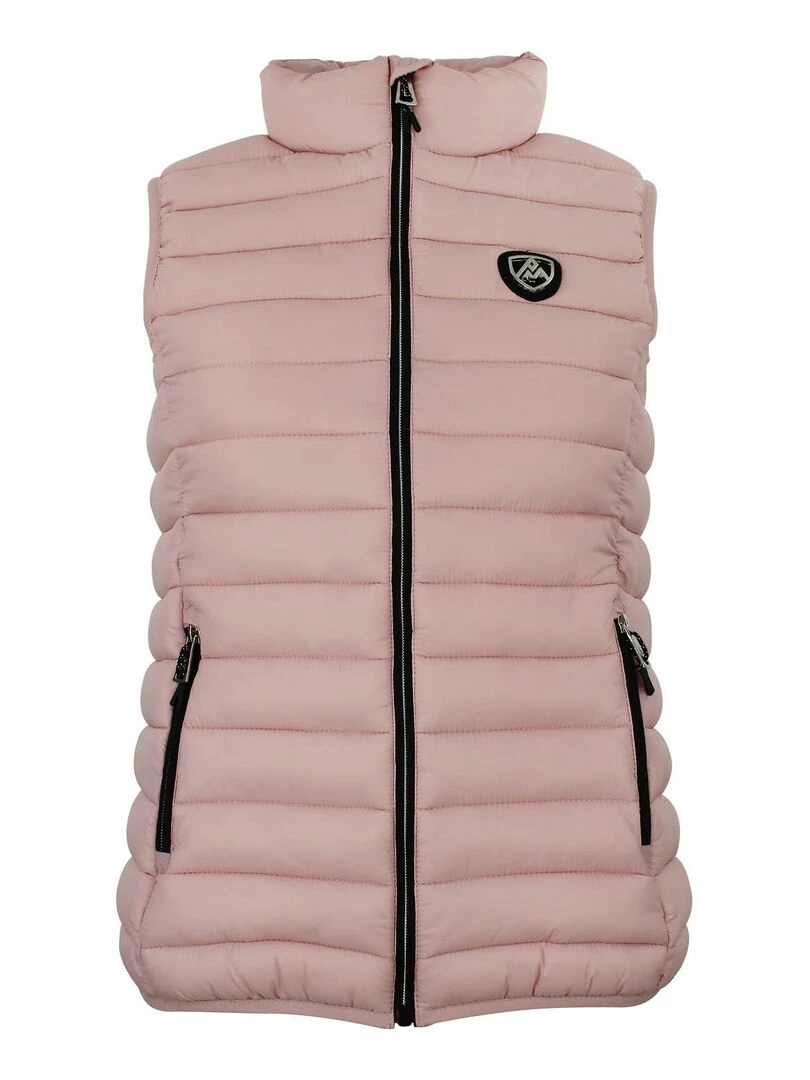 Doudoune fine sans manches femme ACOTI Rose