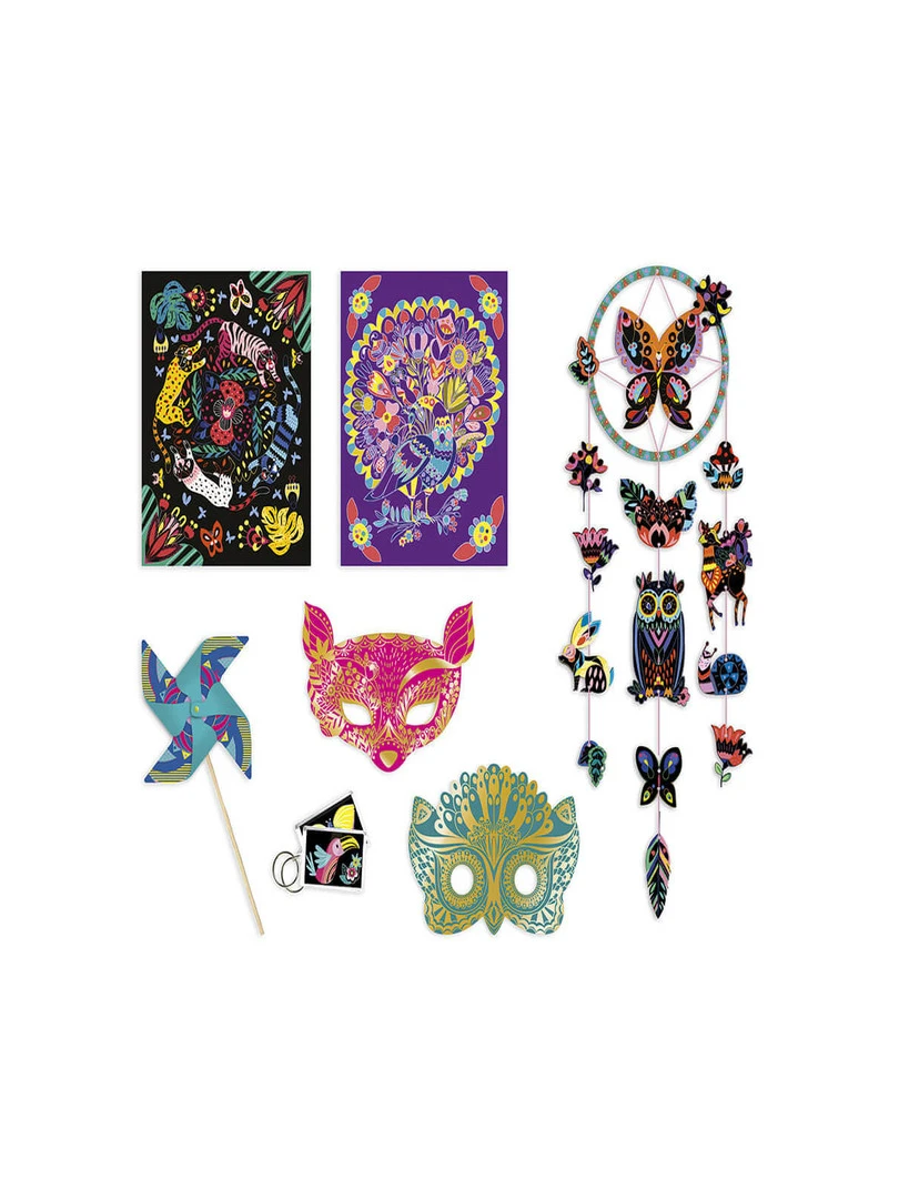 Coffret Multiactivites Scratch Art N/A