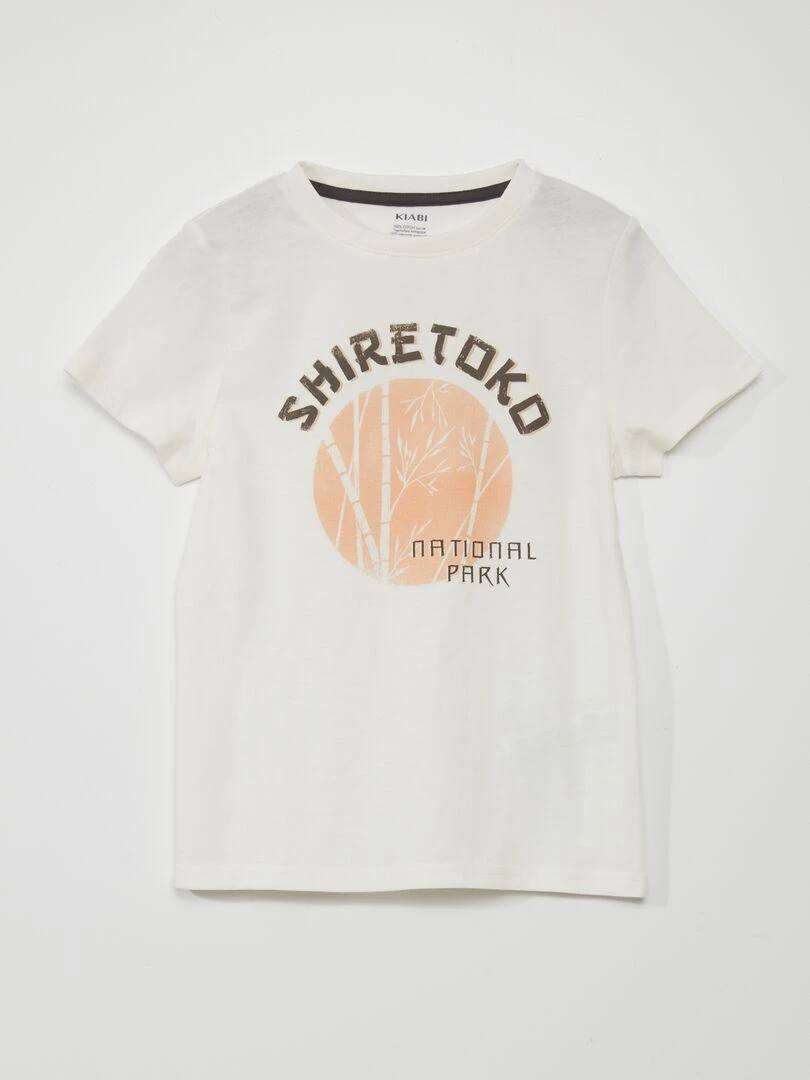 Lot de 3 t shirts en jersey   BLANC