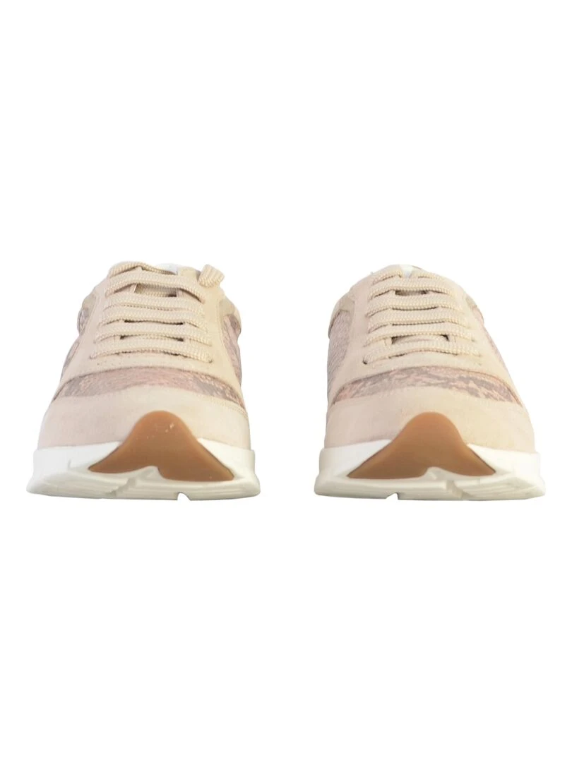 Basket Cuir Geox Sukie   Rose