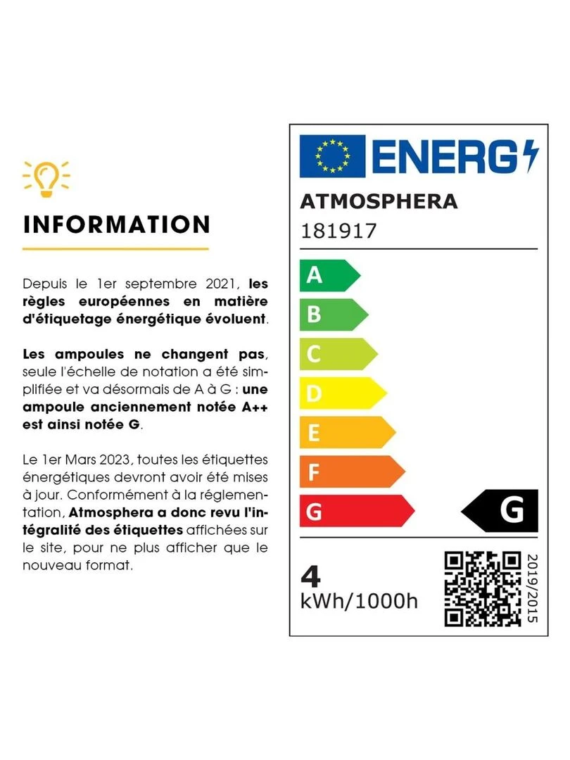 Ampoule LED Ambre   Jaune