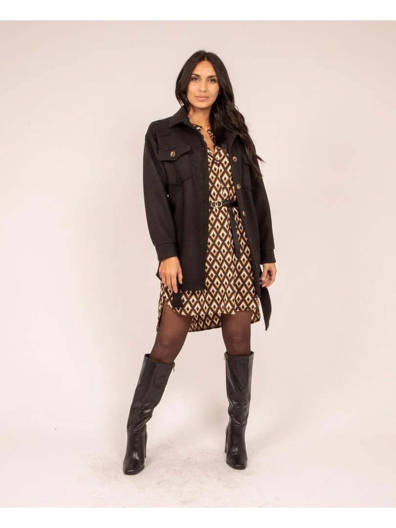 Surchemise UGENIE   Noir