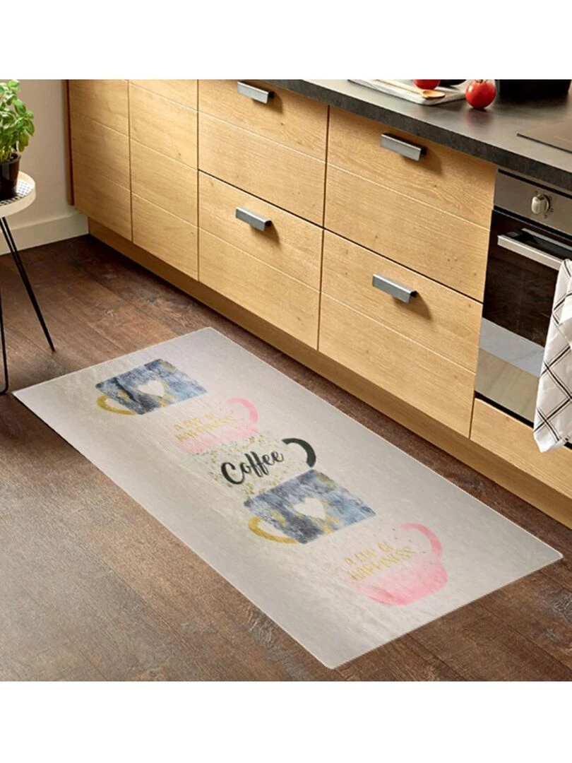 Tapis de Cuisine CUP   Ecru