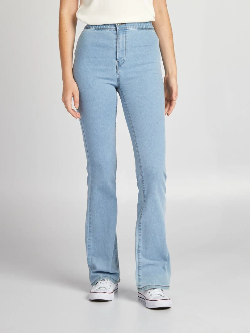 Jegging flare/bootcut stretch Bleu