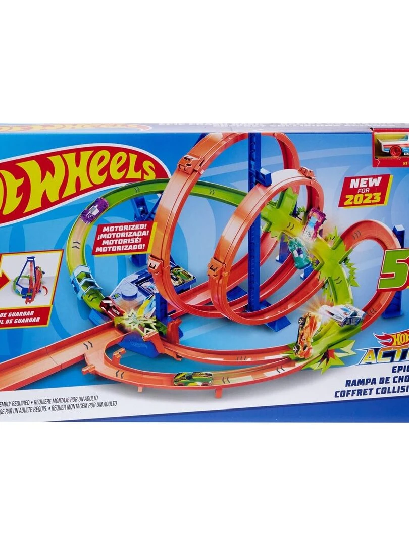 Hot Wheels Course de crash épique Multicolore