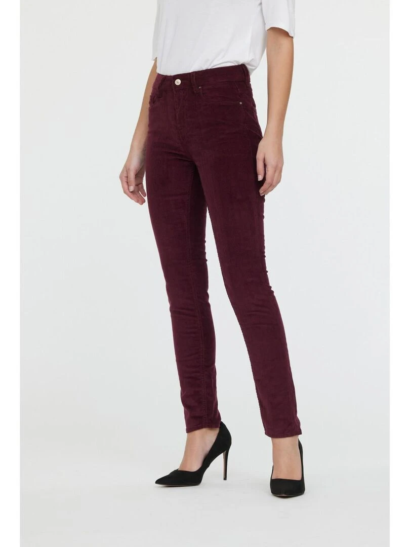 Lee Cooper Pantalon femme coton LC135 Rouge
