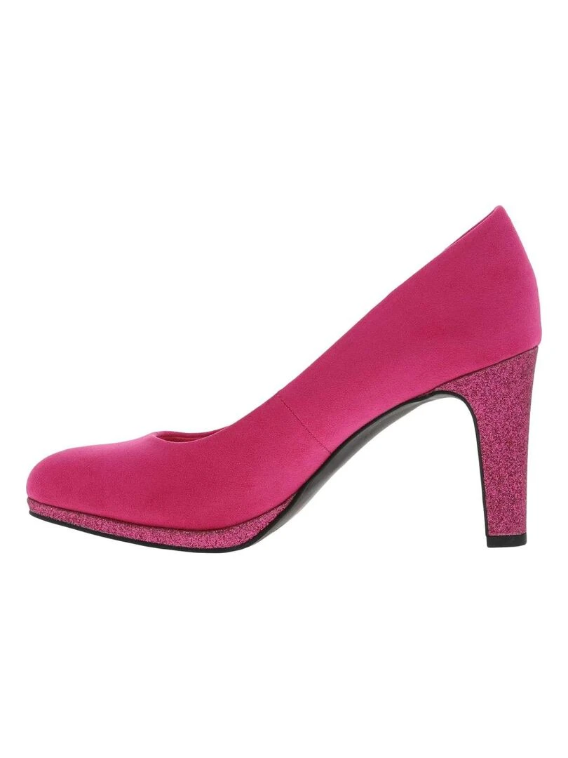 MARCO TOZZI   Escarpins talon décroché haut   Rose fushia