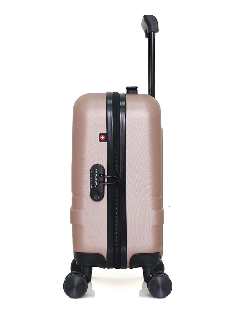 SWISS KOPPER   VALISE CABINE XS USTER 4 ROUES 46 CM   Rose