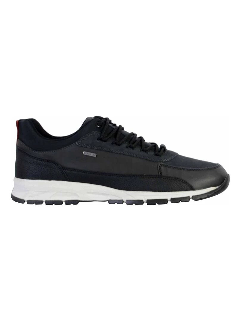 Basket Cuir Geox Delray Noir