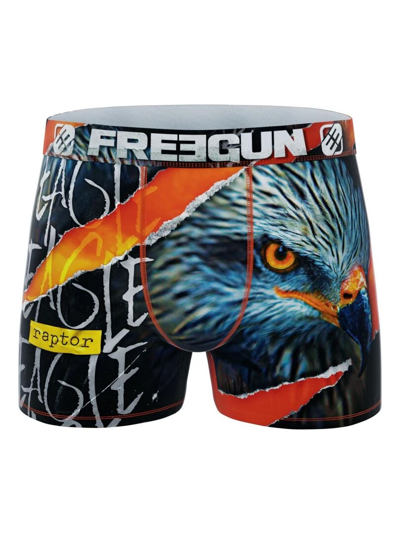 Lot de 5 boxers homme Wild Animals Freegun   Bleu