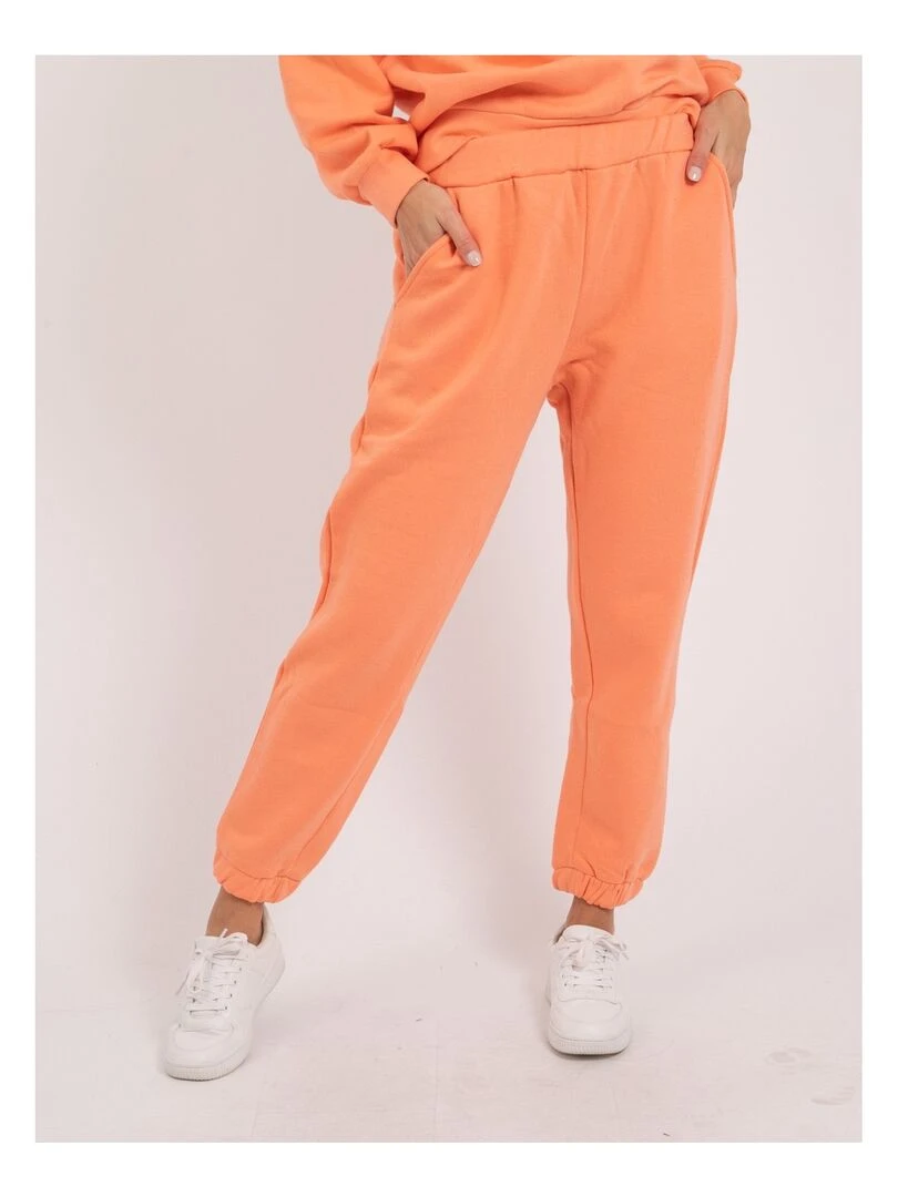 Pantalon jogging ELTON Orange corail
