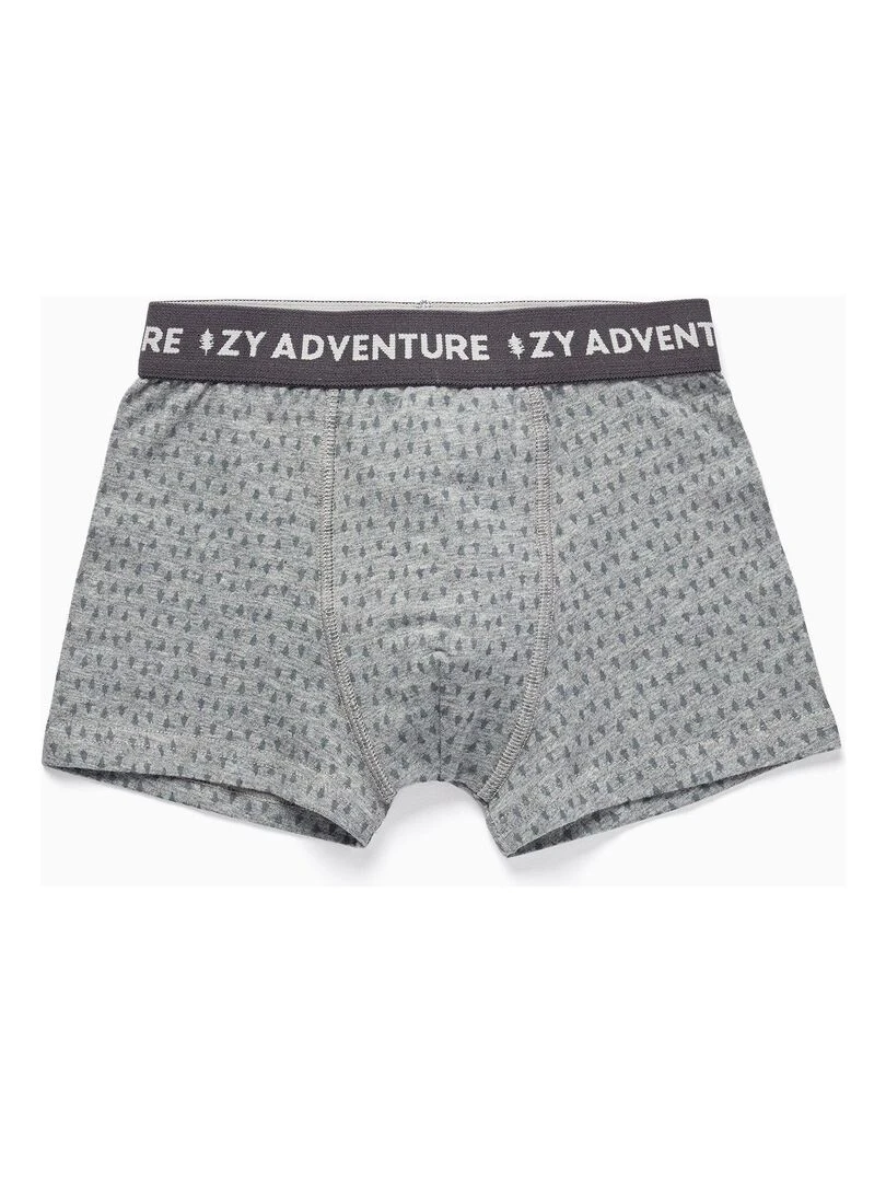 Pack 4 Boxers en Coton pour Garçon 'Aventure' ESSENTIALS LINE Multicolore
