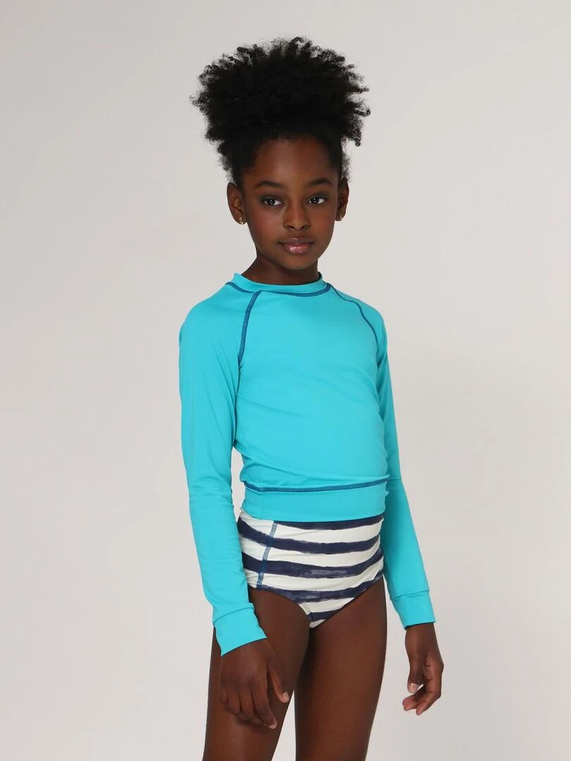 Rash Guard Classics UPF 50+ UV Line Bleu