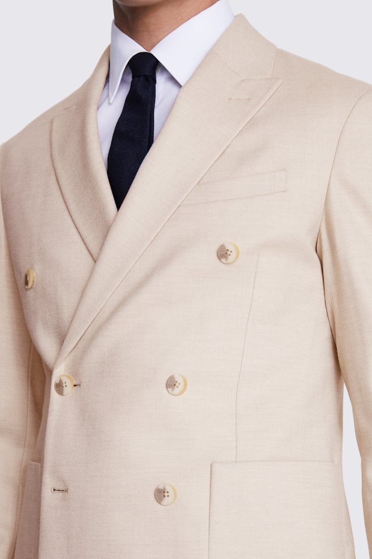 Slim Fit Light Camel Flannel Jacket    Buy Online at Moss