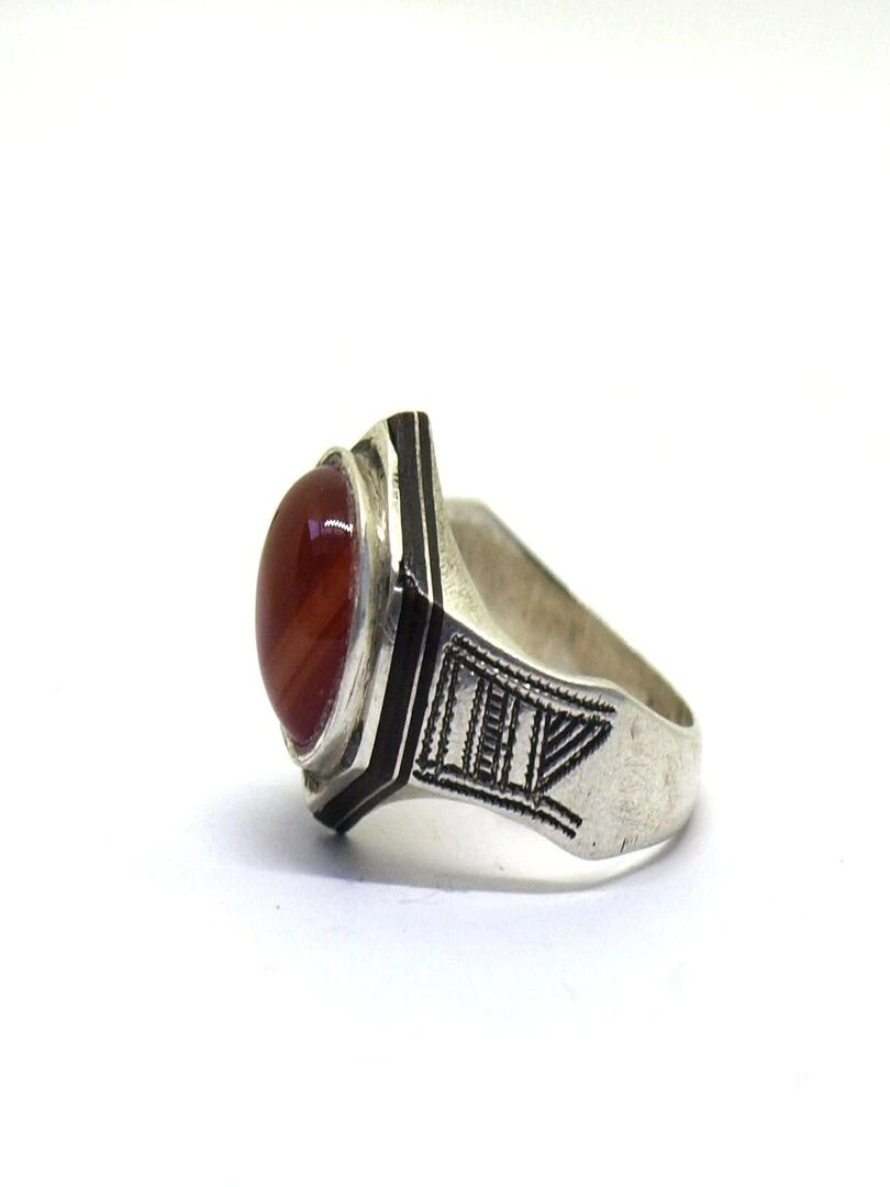 Bague touareg hexagonale touareg Bijoucolor Argent