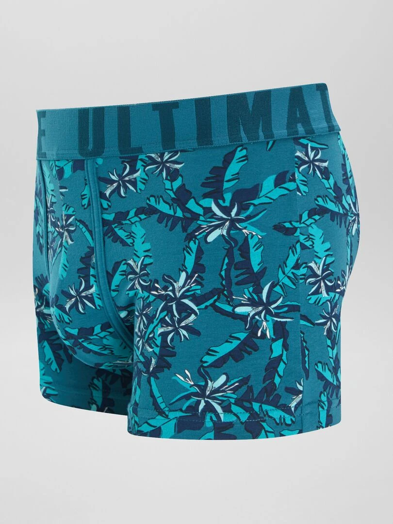 Lot de 3 boxers fantaisie   Bleu