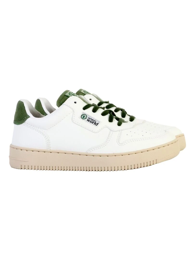 Basket à Lacets Natural World   Vert olive