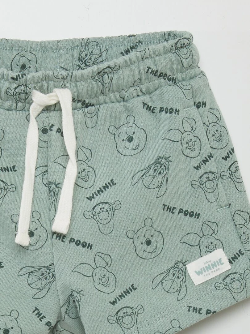 Short imprimé all over 'Winnie'   Vert