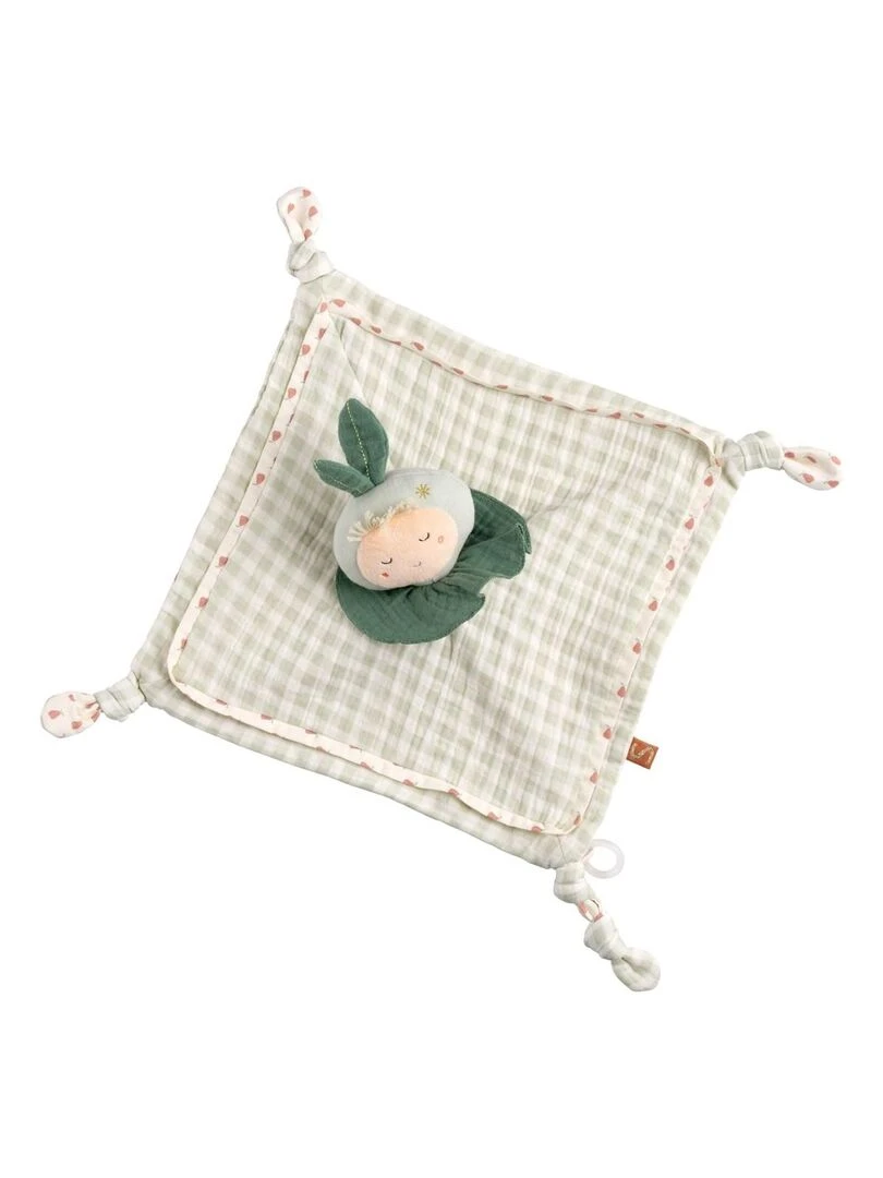 Doudou mouchoir jardinier en coton Vert SAUTHON Vert