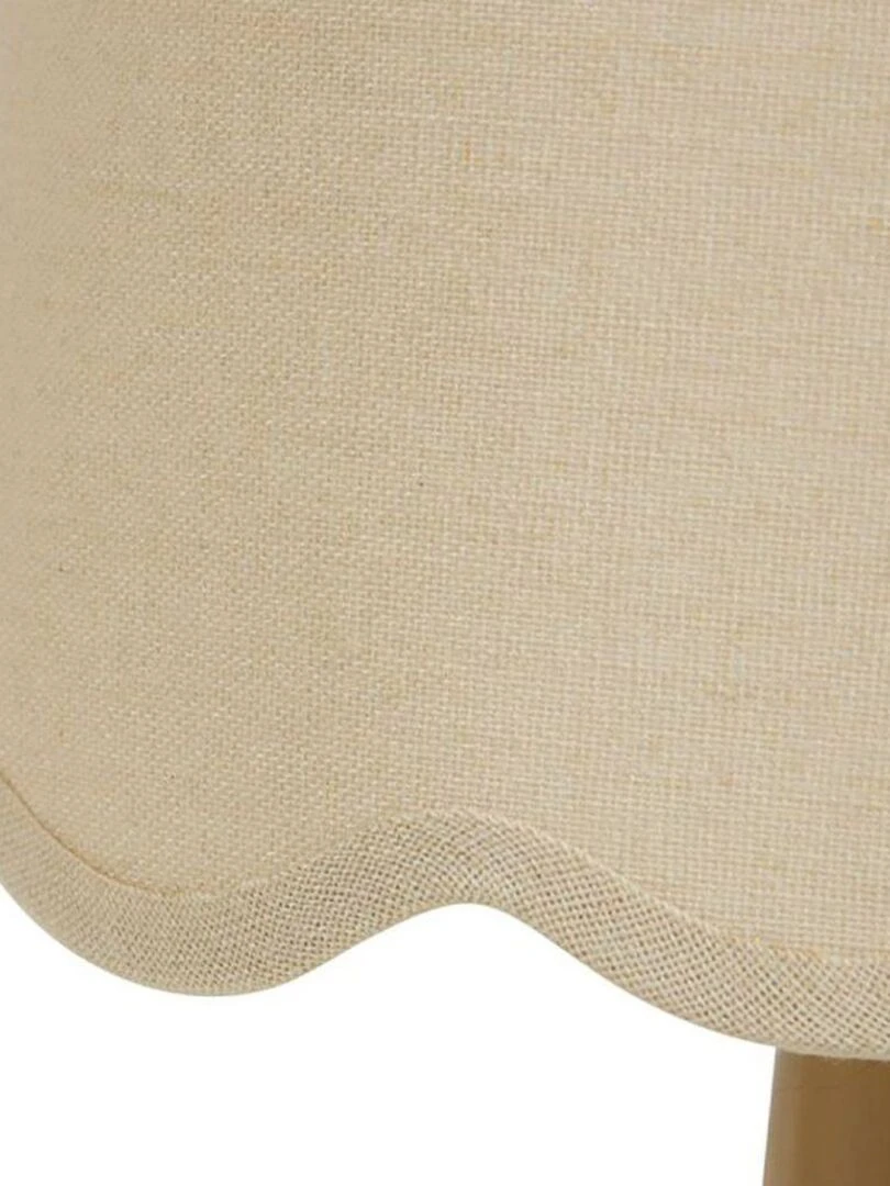 Lampe céramique lin Mathilde nude Beige