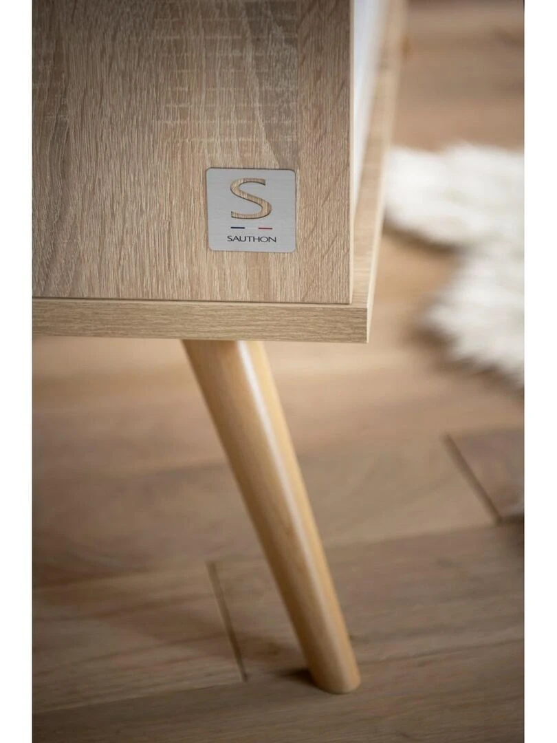 Lit bébé SEVENTIES   SAUTHON   Marron