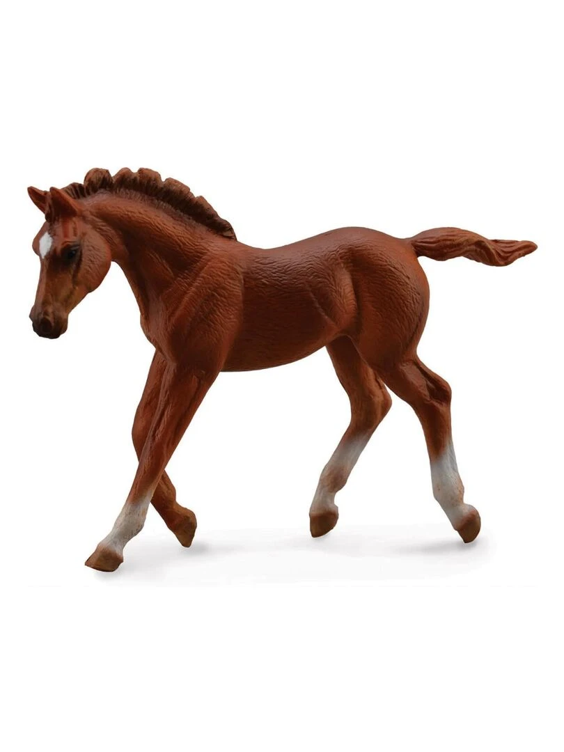 Figurine Cheval : Pur Sang Anglais Poulain Marchand Marron N/A