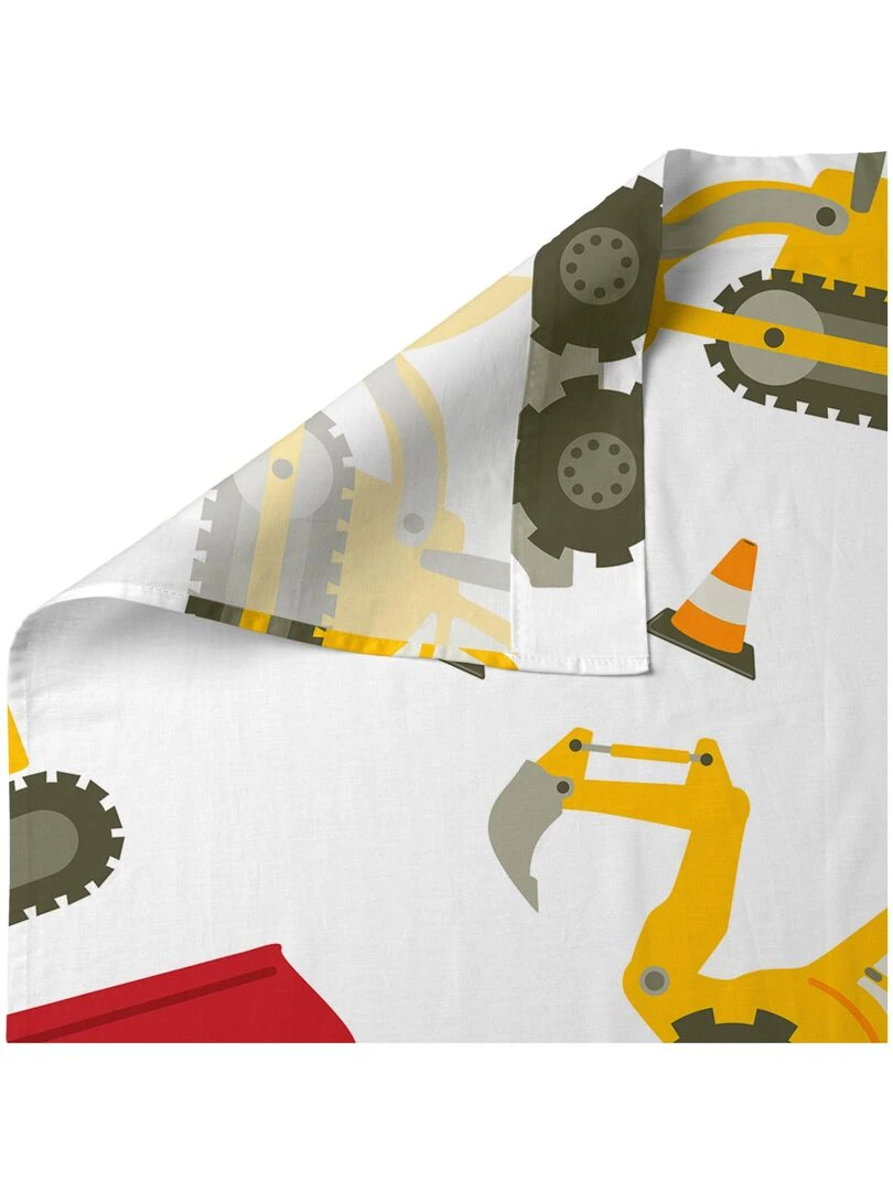 Parure de lit 2 pièces Machinery "Happyfriday"   Blanc