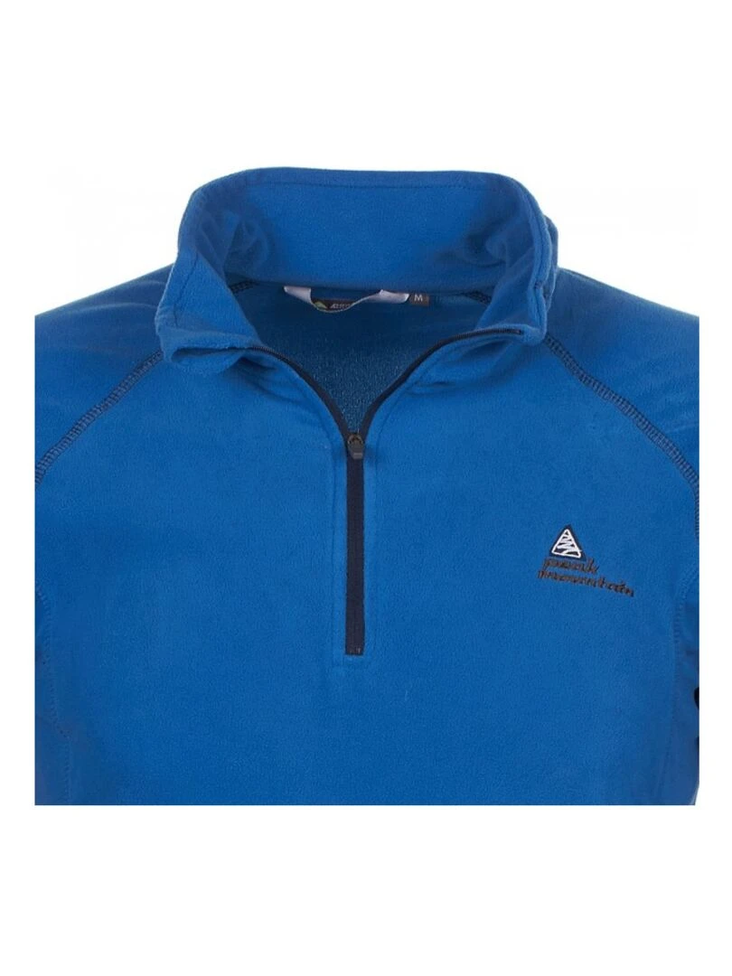 Sweat polaire homme CAFINE   PEAK MOUNTAIN   Bleu