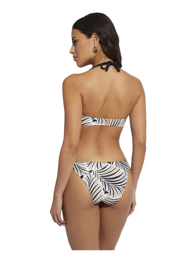 Haut maillot de bain bandeau Tanzania   Noir