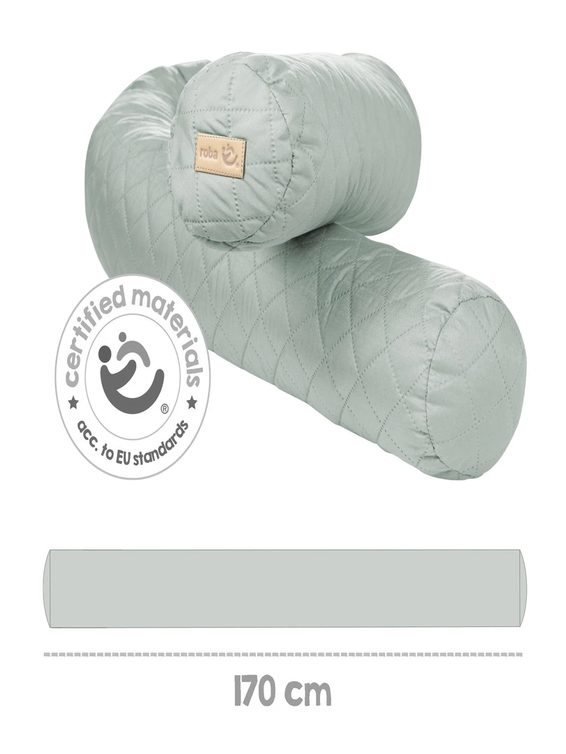 ROBA Serpent de Lit Bébé "roba Style"   170 cm   Vert Givré   Vert