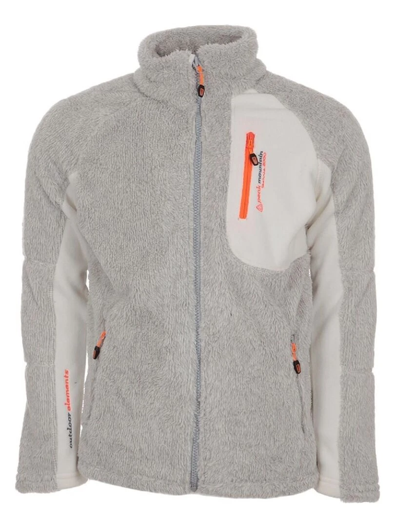 Polaire homme CAMERIS PEAK MOUNTAIN Ecru