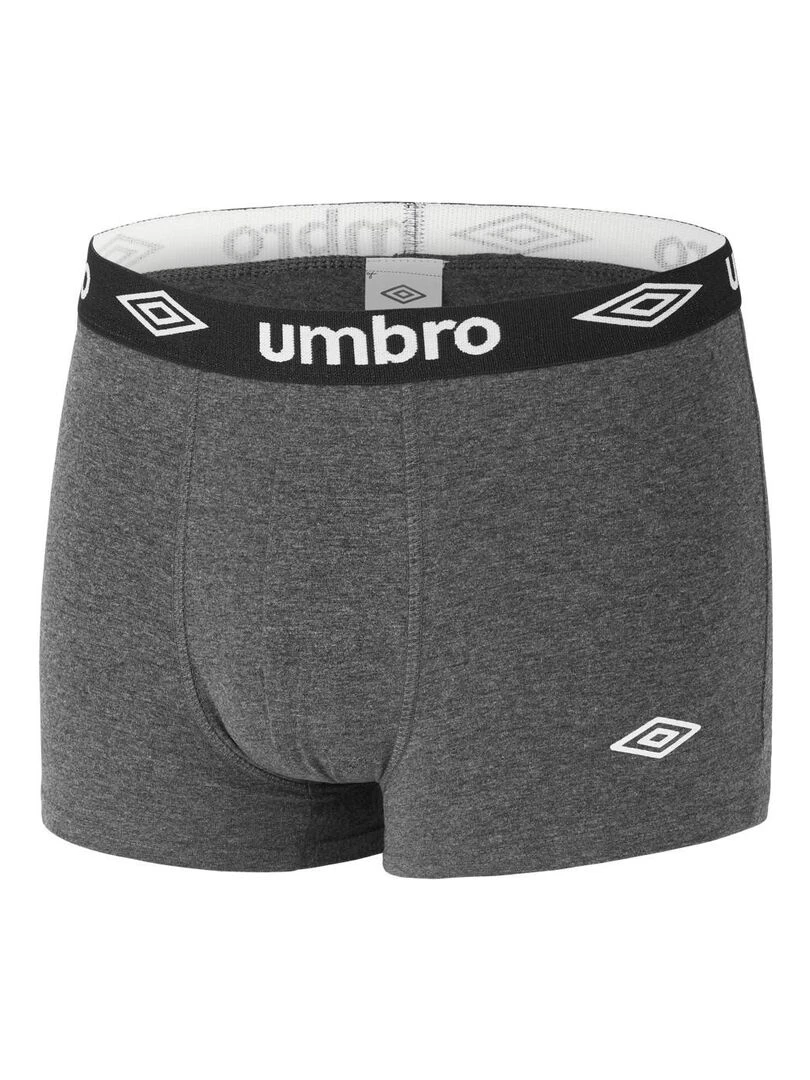 Lot de 4 Boxers homme coton Bio Neo Umbro   Noir
