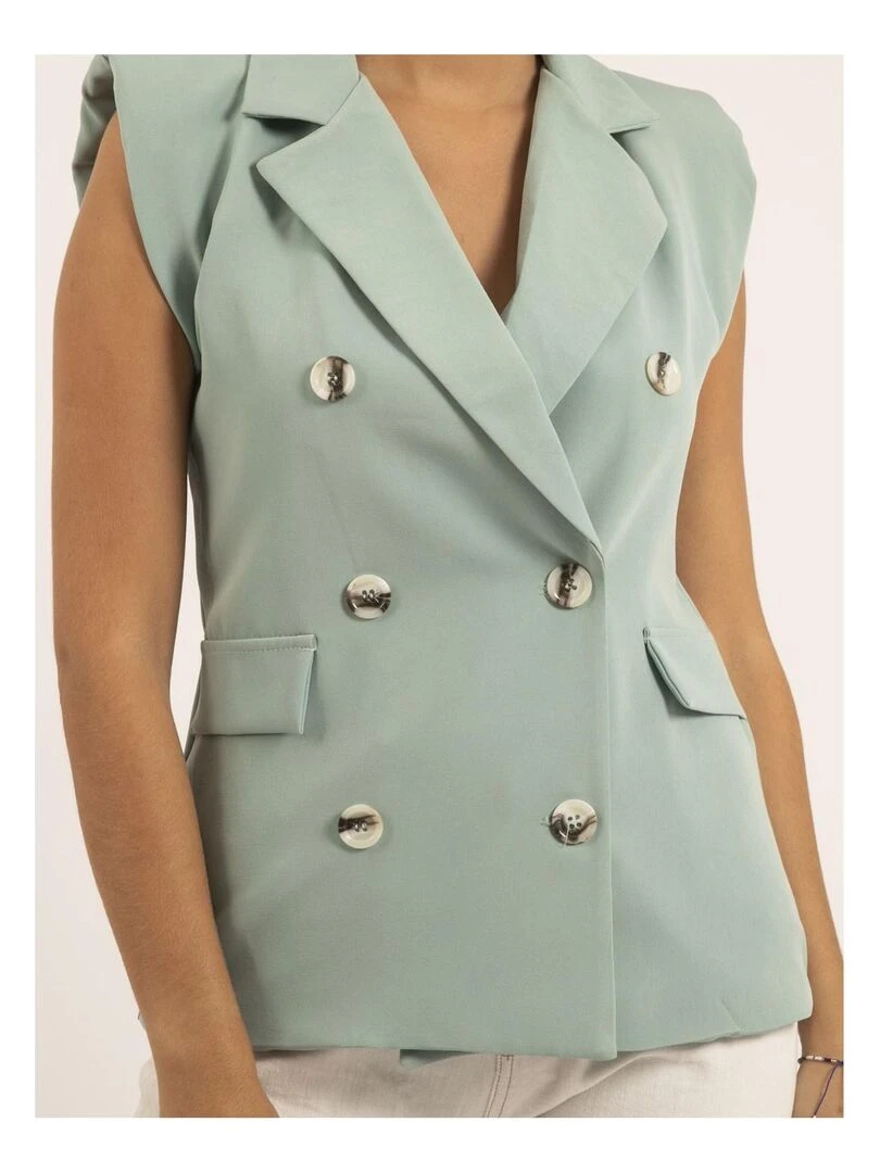 Blazer sans manches UVIDA   Vert d'eau