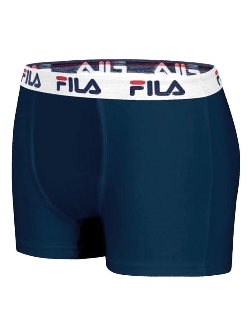 Lot de 4 Boxers Homme FILA 5016 coton couleur Navy Fila   Bleu