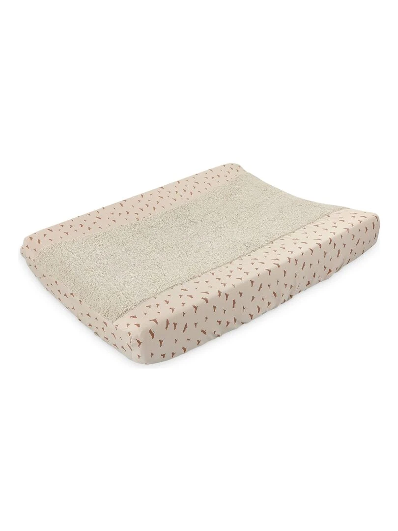Housse matelas à langer 70x45cm B. BIRDS Beige