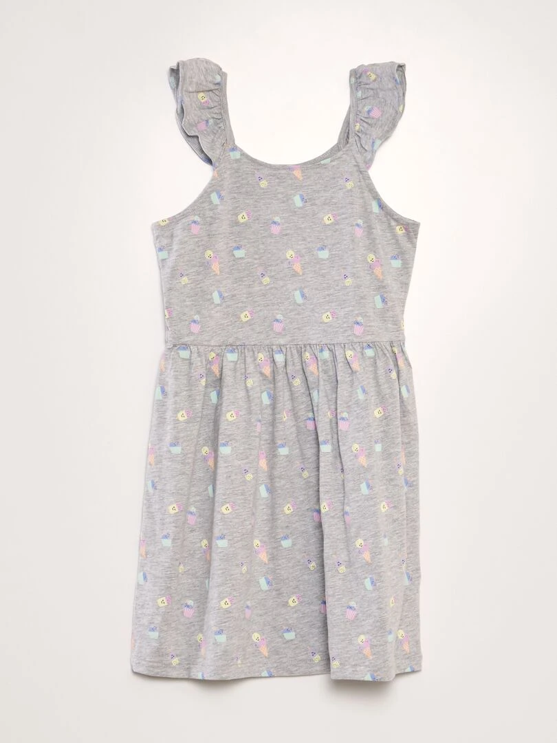 Robe légère imprimée GRIS