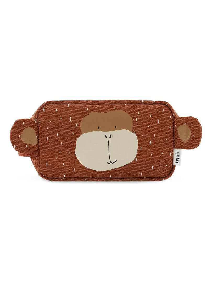 Trousse de toilette Mr Monkey Trixie Marron caramel
