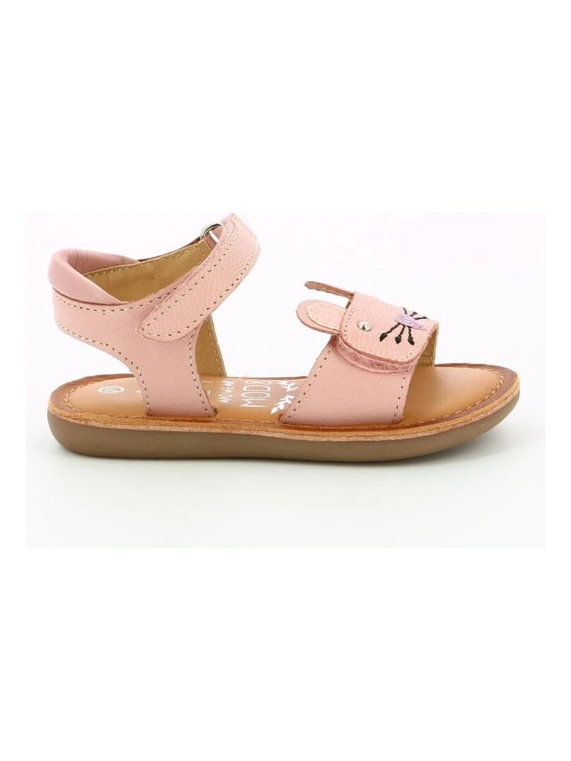 Sandales Cuir Cloonie Rose