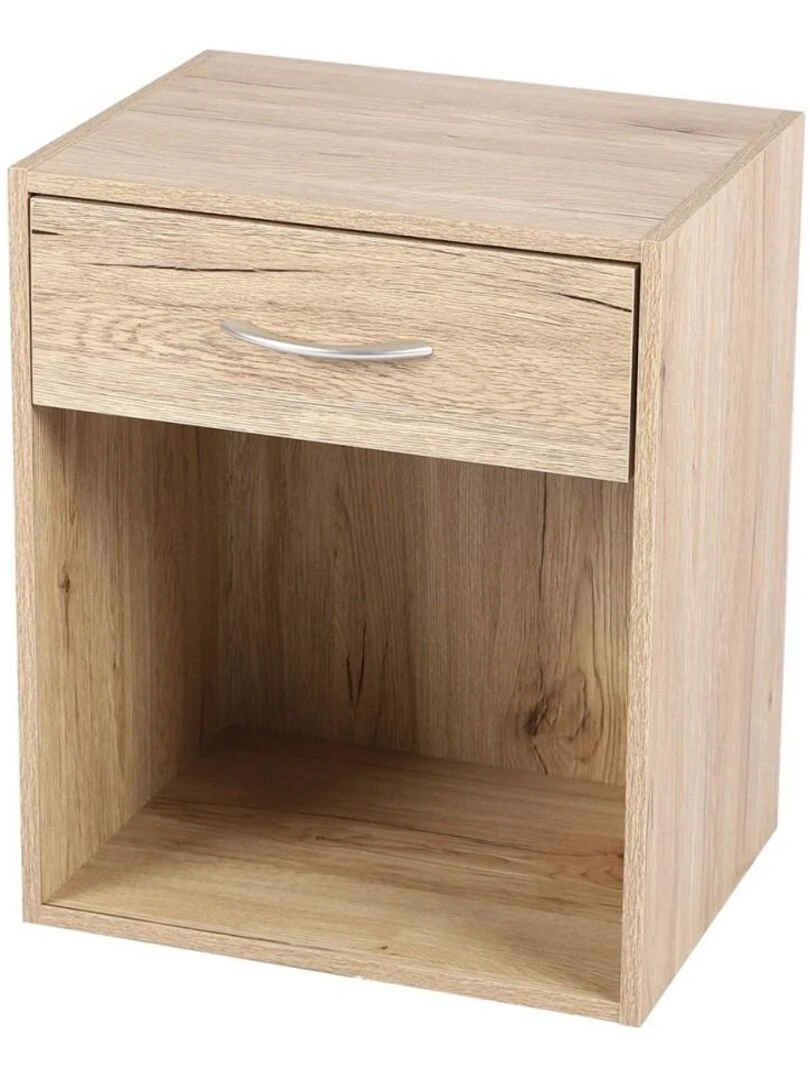 Chevet 1 tiroir Pratik Beige