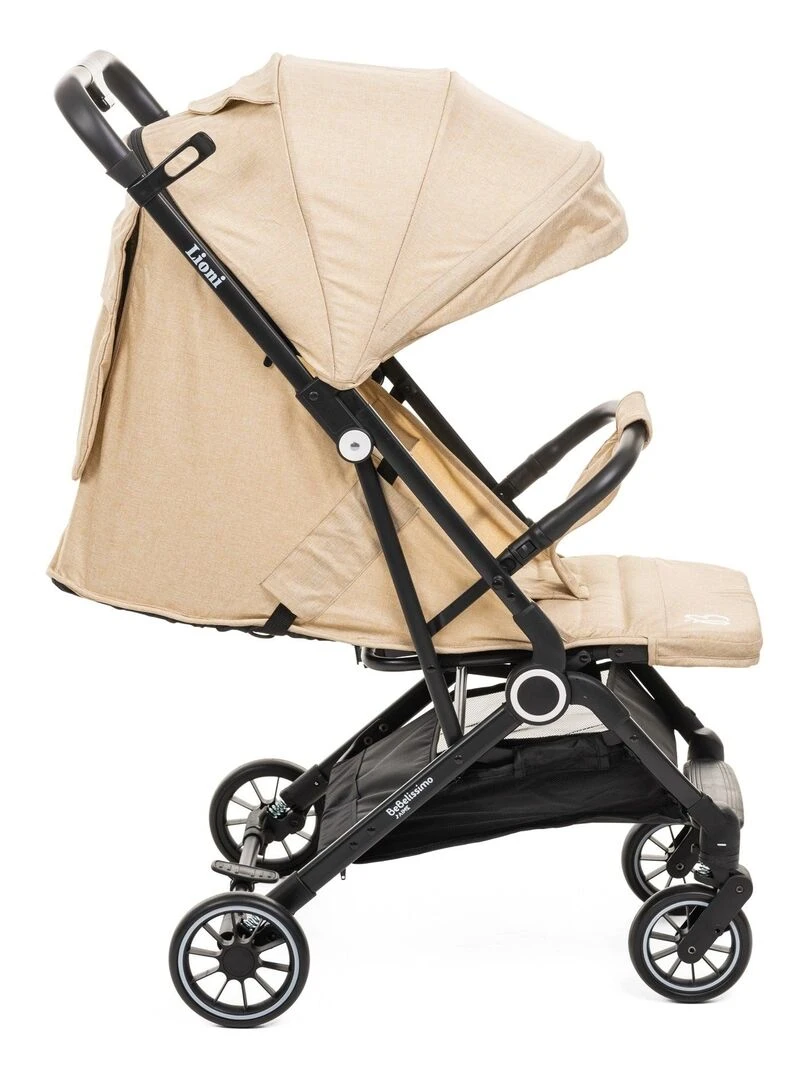 Bebelissimo   Poussette bébé Citadine Ultra Compacte   De 0 à 36 mois   Lioni  0 22kg   beige   Beige