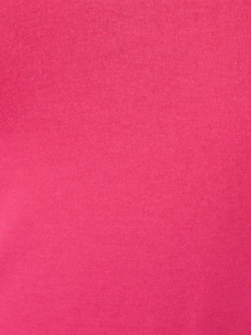 Débardeur jersey Thermolactyl Sensitive finition dentelle    Damart   Rose framboise