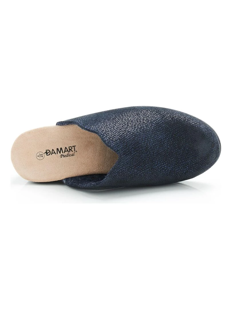 Mules irisées légères  Piedical   Damart   Bleu marine