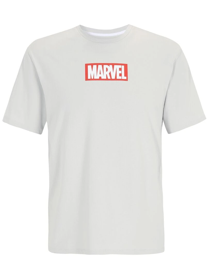 T shirt adulte effet délavé Avengers Marvel   100% Coton   Gris   L   Gris