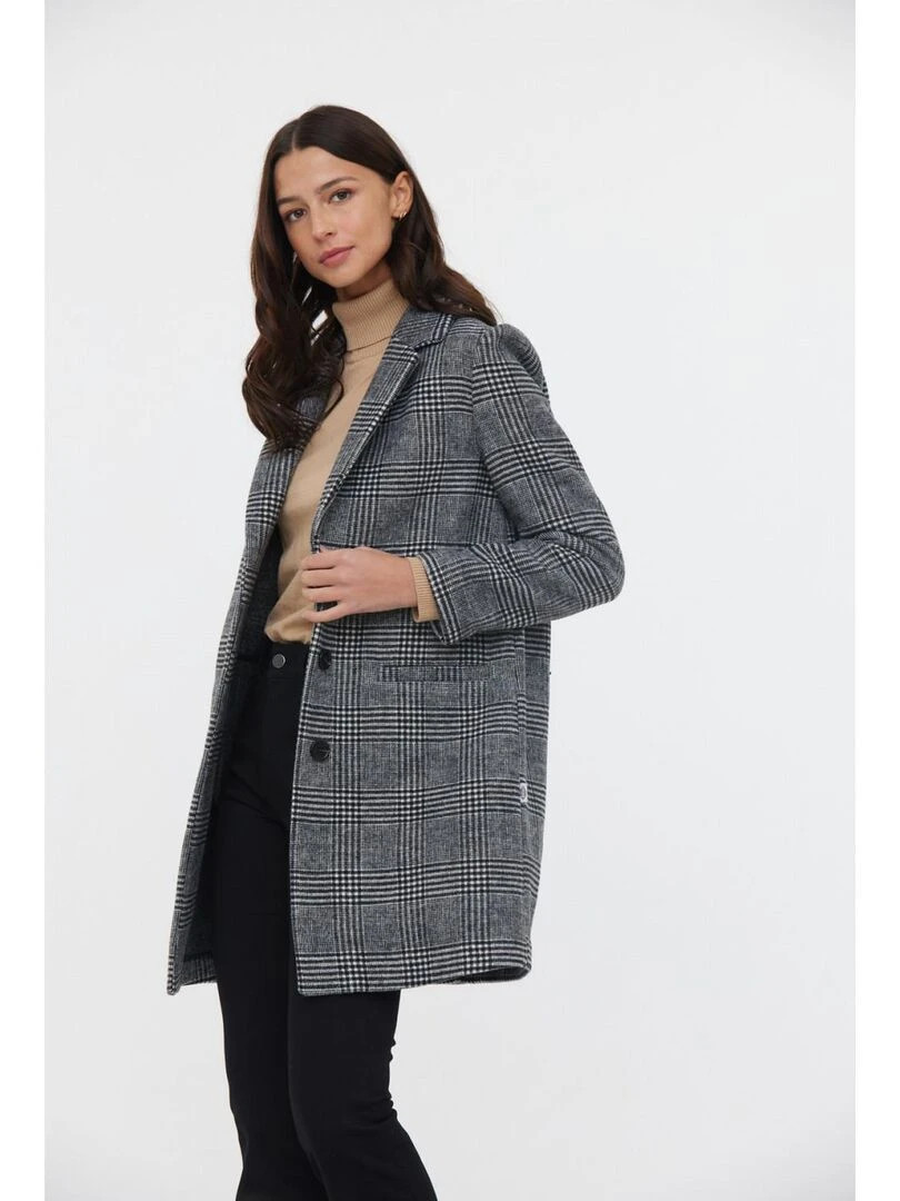 Lee Cooper   Manteau manches longues polyester regular FIDA   Blanc Noir