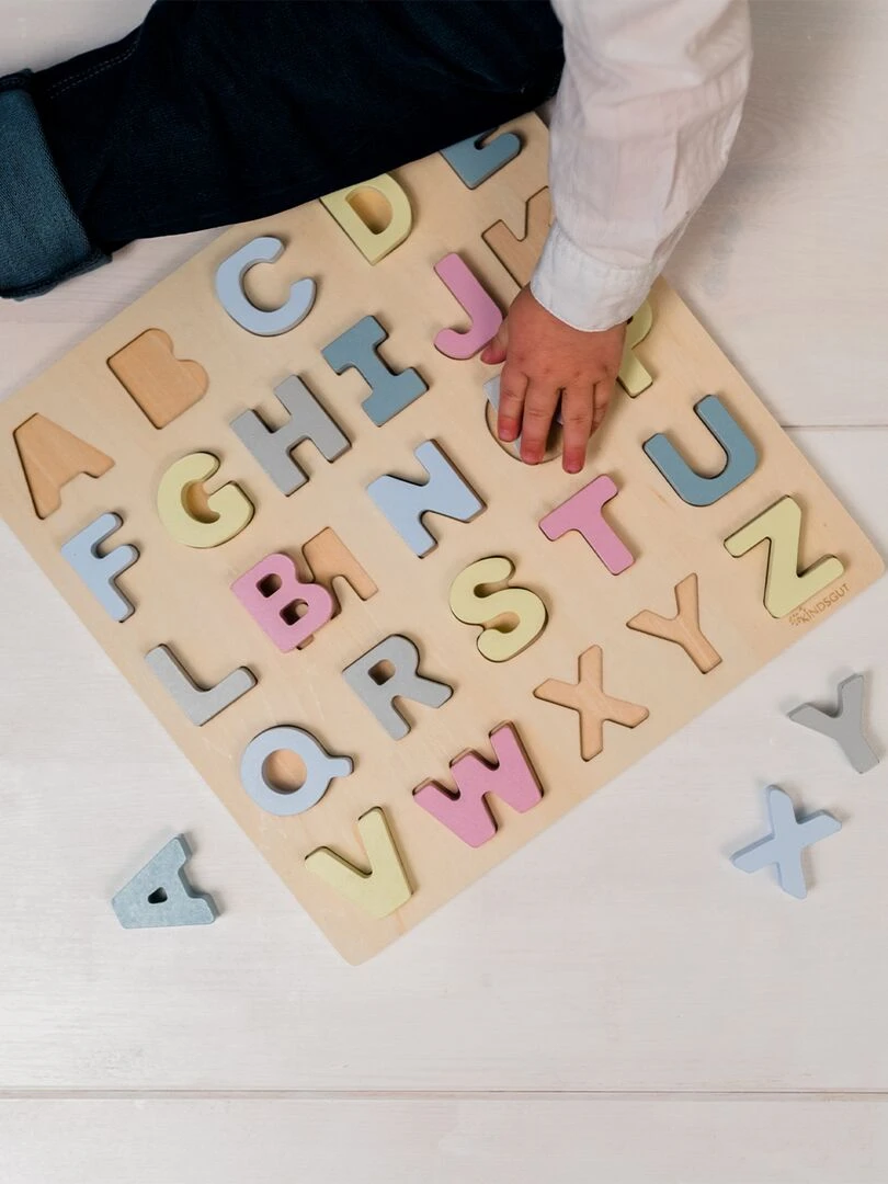 Puzzle ABC Hanna en bois   N/A