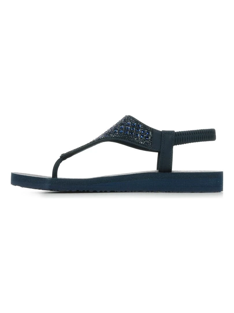 Sandales Skechers Meditation Rockstar   Bleu marine