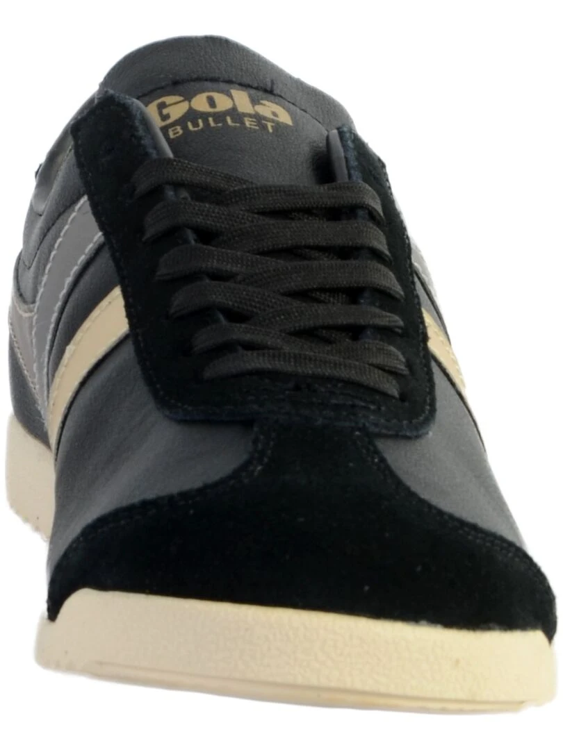 Basket Cuir Gola Bullet Trident   Noir