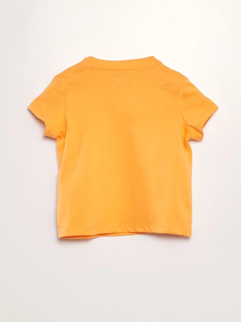 T shirt à manches courtes avec poches ORANGE